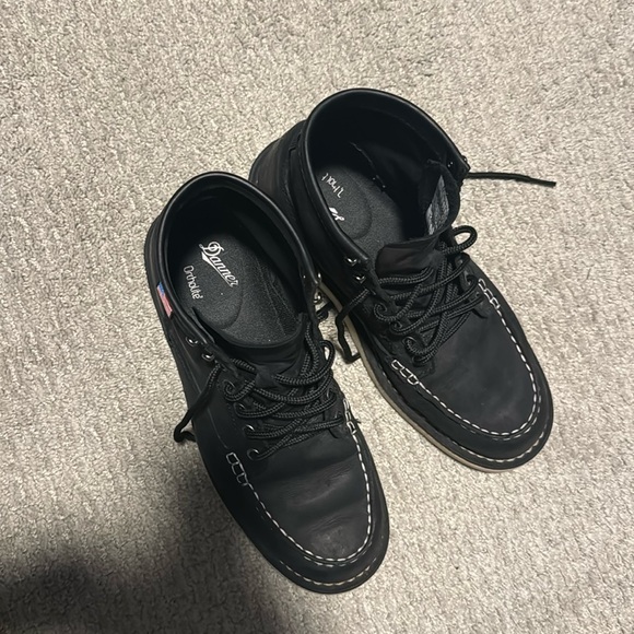 Danner Bull Run Leather Work Boots, Moc Toe , Brown, Black, Tobacco - size 8 - Picture 4 of 5